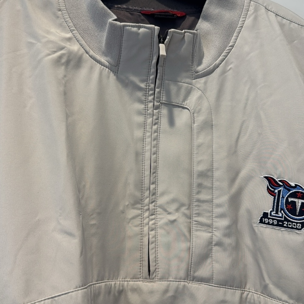 Men’s Tennessee Titans Tan Windbreaker Jacket, Size 2XL - Picture 5 of 11